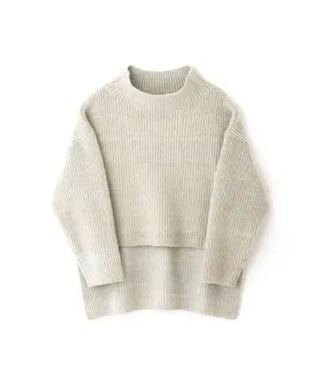 어도어 멜란지 프론트 숏 니트 상의 가을/겨울