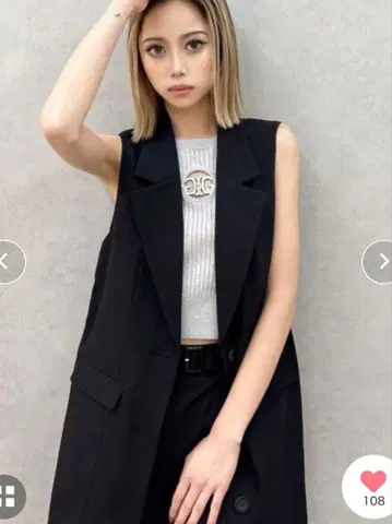 슬리브리스 자켓 베스트 제이다