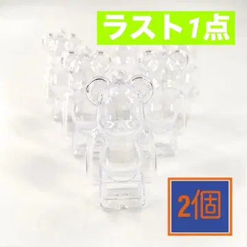 베어브릭용 클리어 케이스 참 키링 BE@RBRICK 곰