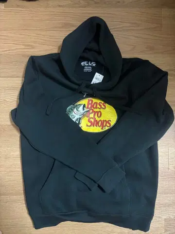 택 포함 새상품 버스 프로 숍스 후드티 블랙 L 버스 프로