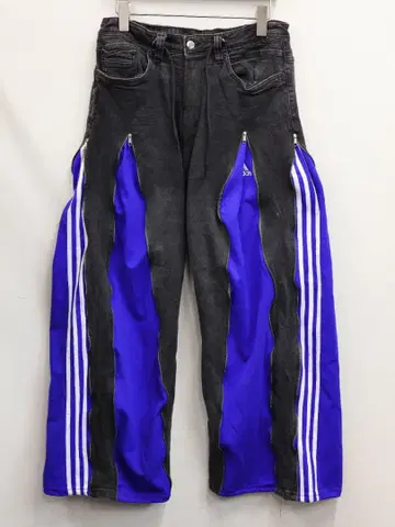 remake denim_RA142 재구축 와이드 팬츠 리메이크 y2k