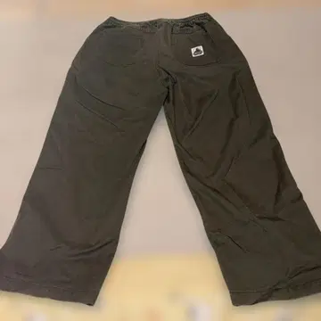 XLARGE 와이드 팬츠 다크 그린 L