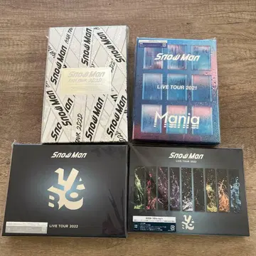 Snow Man 라이브 Blu-ray DVD 세트