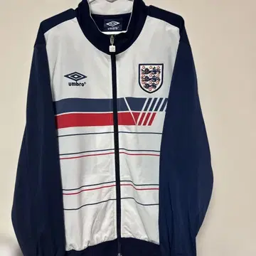 umbro 스트라이프 자켓 화이트/네이비