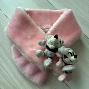 미키 미니 봉제 인형 포함 머플러