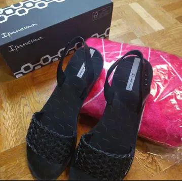 브라질 이파네마 샌들 블랙