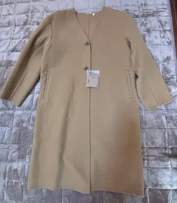 무인양품 카멜 롱 코트 S 사이즈 미사용 새상품