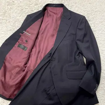 [ 새상품급 ] CERRUTI 1881 블랙 수트 안감 올 패턴 M