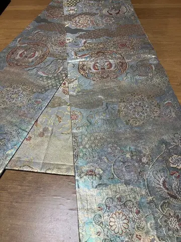 순수 실크 후쿠로 오비 마루 오비