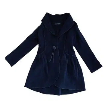 히로코코시노 울 혼방 코트 A라인 사이즈 38