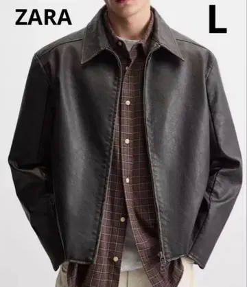 ZARA 가죽 자켓