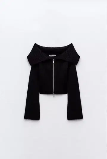 ZARA 리브 니트 가디건