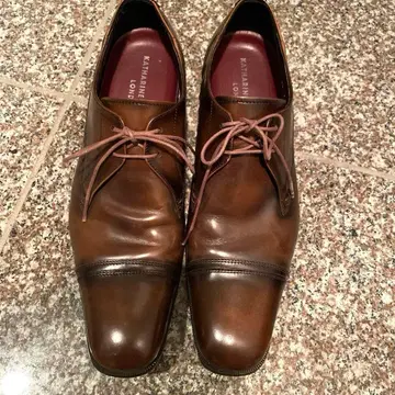 KATHARINE HAMNETT LONDON 가죽 신발 브라운