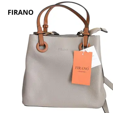 택 포함 새상품 FIRANO 캐주얼 핸드백 2WAY 모카/그레이지