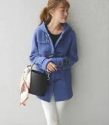 ships 더플 코트 파랑 후드 부착 하자 있음