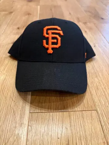 SF 로고 GIANTS 야구 모자 블랙