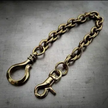 놋쇠 지갑 체인 마루코반 15mm 브라스 골드 바이커