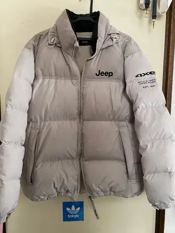 Jeep 다운 자켓 L 사이즈 아이보리