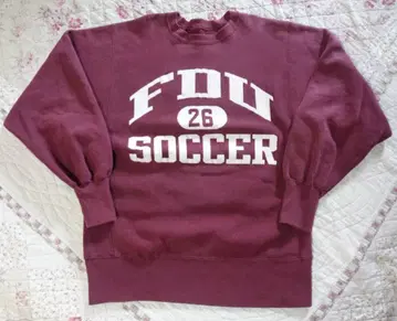 빈티지/90s/칼리지/챔피온/리버스 위브/맨투맨/크림슨