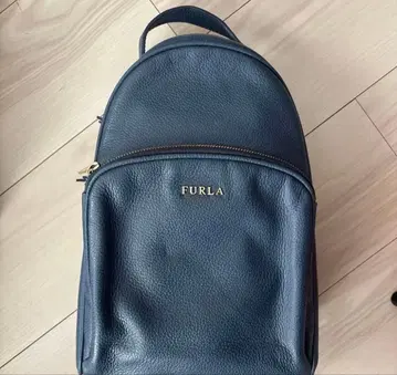 FURLA 블루 가죽 백팩