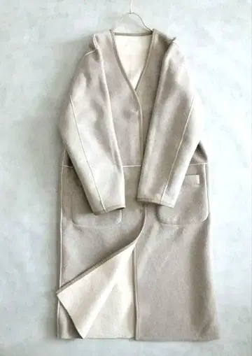 쉐토와 Chez toi 2way 리버서블 코트