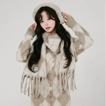 다리치 Darich 아가일 니트 앙상블