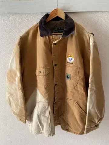 [ USED ] 덕 자켓 베이지 페이드