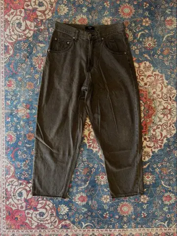 BEAMS HEART 와이드 데님 벌룬 팬츠