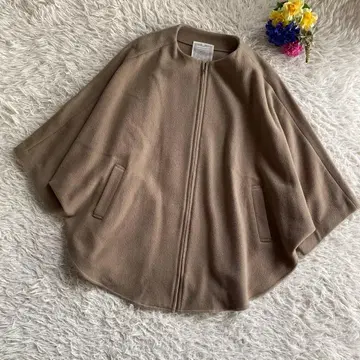 BEARDSLEY 울 판초 코트