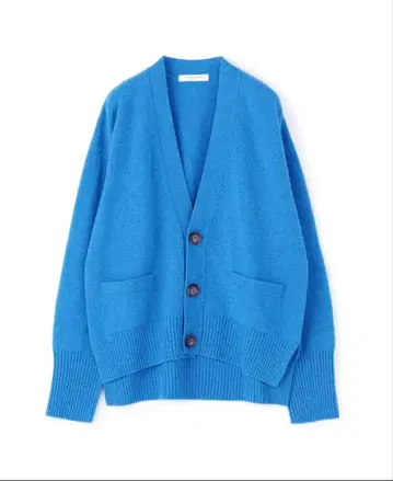 맥피 라무 캐시미어 V넥 가디건