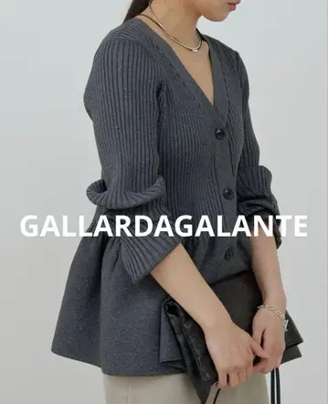 컨디션 최상 GALLARDAGALANTE 페플럼 2way 가디건