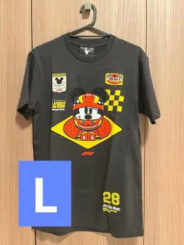 디즈니 x F1 라스베이거스 GP 콜라보 티셔츠