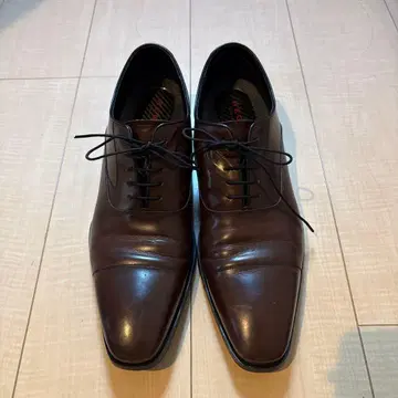 REGAL 리갈 다크 브라운 가죽 비즈니스 슈즈 28cm