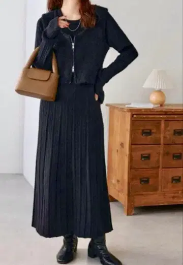 DISCOAT 블랙 원피스 베스트 세트