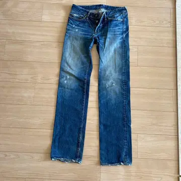 HYSTERIC GLAMOUR 스트레이트 데님 블루