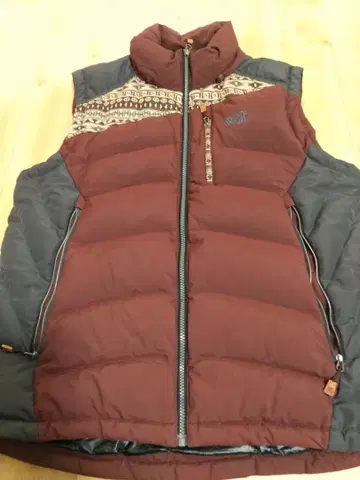 밀레 MILLET 다운 베스트 XL 버건디