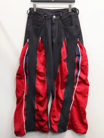 remake denim_RA140 재구축 와이드 팬츠 리메이크 y2k