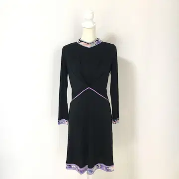 최근 새상품급 레오나르 카캉 스트레치 원피스