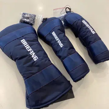 신상 새상품 BRIEFING 정품 골프헤드커버 3종 세트 네이비