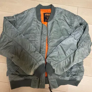 SPINASH MA-1 플라이트 자켓 L 사이즈 그레이