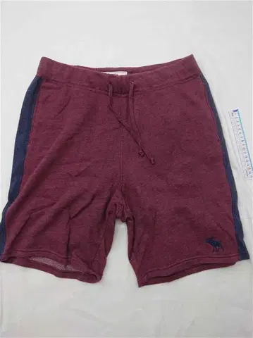 아바크롬비 앤 피치 맨투맨 숏팬츠 버건디 계열 남성용 M
