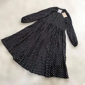 [ 택 포함 ] BEARDSLEY 비어즐리 도트 개더 원피스