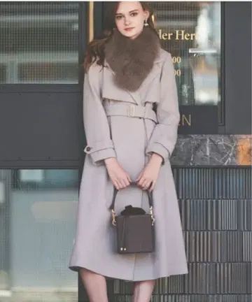 noela 울 트렌치코트