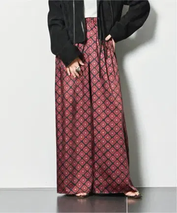 CITYSHOP 기하학 패턴 와이드 팬츠