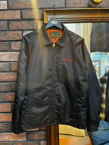 The Calee 블랙 나일론 자켓 L