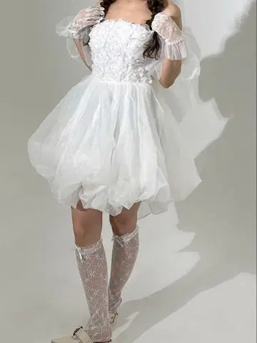 오프숄더 웨딩드레스 SHEIN