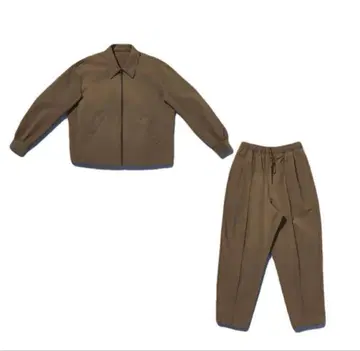 [ 새상품 ] 훼미리마트 집업 자켓 & 조거 팬츠 M 브라운