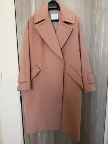 ESTNATION 에스트네이션 핑크 롱 코트 클리닝 완료