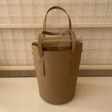 tov 새상품급 베이지 숄더백 2way