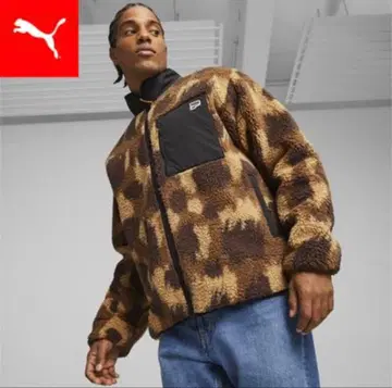 푸마 아우터 PUMA 남성용 DOWNTOWN AOP 쉘파 자켓